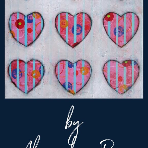 Heart Painting, Wall Decor, Acrylic painting, 12" x 12" - Picture 2 of 4